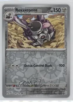 Revavroom Reverse Foil Pokemon SV07: Stellar Crown #109 - Image 1