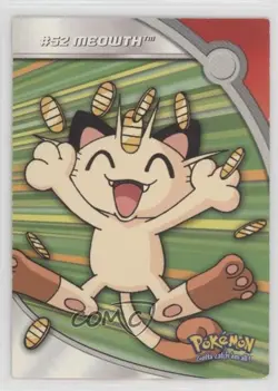 Meowth Topps Pokemon TV Animation Edition Series 3 Heroes & Villains #HV9 2000 - Image 1