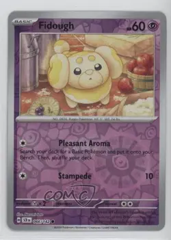 Fidough Reverse Foil Pokemon SV07: Stellar Crown #066 - Image 1