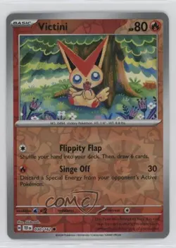 Victini Reverse Foil Pokemon SV05: Temporal Forces #030 - Image 1