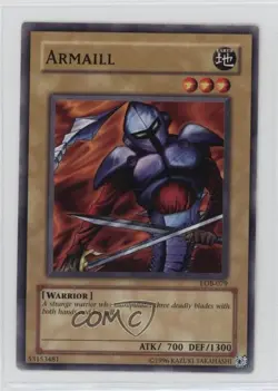 Armaill YuGiOh Legend of Blue Eyes White Dragon #LOB-079 2002 - Image 1