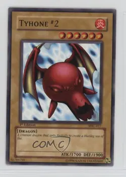 Tyhone #2 1st Ed. YuGiOh Magic Ruler Booster #MRL-017 2002 - Image 1