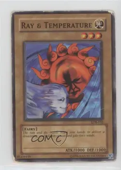 Ray & Temperature YuGiOh Legend of Blue Eyes White Dragon #LOB-035 2002 - Image 1