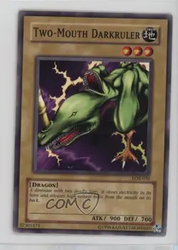 Two-Mouth Darkruler YuGiOh Legend of Blue Eyes White Dragon #LOB-030 2002 - Image 1