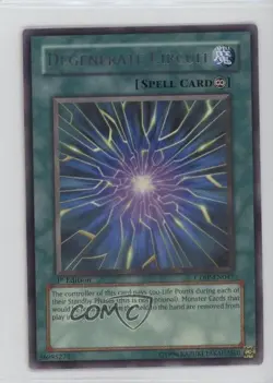Rare - Degenerate Circuit 1st Ed. YuGiOh Cyberdark Impact #CDIP-EN047 2006 - Image 1