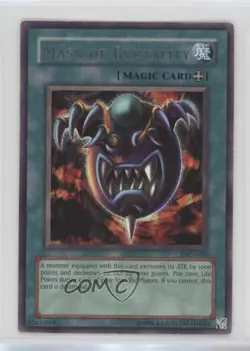 Mask of Brutality Unlimited YuGiOh Labyrinth Nightmare #LON-020 2003 - Image 1
