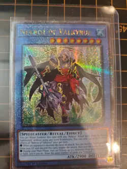 Nekroz of Valkyrus RA03-EN263 Plat. Secret Rare YuGiOh! TCG NM With Top Loader - Image 1