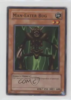 Man-Eater Bug Unlimited YuGiOh Starter Deck Yugi #SDY-E042 2002 - Image 1