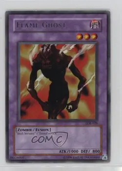 Flame Ghost (R) YuGiOh Legend of Blue Eyes White Dragon #LOB-029 2002 - Image 1