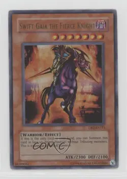 Swift Gaia the Fierce Knight YuGiOh Dark Beginning 2 #DB2-EN111 2005 - Image 1