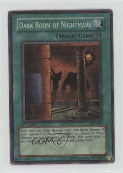 Dark Room of Nightmare 1st Ed. YuGiOh Pharaonic Guardian #PGD-082 2003 - Image 1