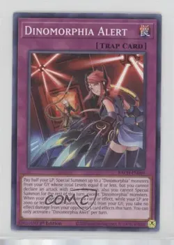Dinomorphia Alert 1st Ed. YuGiOh Battle of Chaos #BACH-EN069 - Image 1