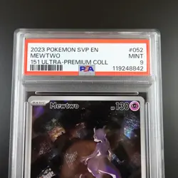 PSA 9 Mewtwo SVP 052 Pokemon Promo 151 Ultra Premium Collection Graded Card - Image 2