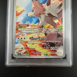 PSA 10 Lycanroc 166/159 Pokemon Journey Together Holo Graded Card - Image 3