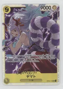 2023 One Piece Card Game: Kingdoms of Intrigue OP04 Japanese SR Yamato #OP04-112 - Image 1