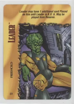 1997 Marvel Overpower Collectible Card Game - Classic Set Leader Freehold #BR - Image 1