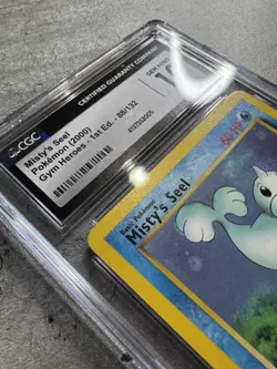 Pokemon Card 1st Ed. Misty's Seel CGC 10 Gem Mint, Gym Heroes 88/132, 2000 (1) - Image 5