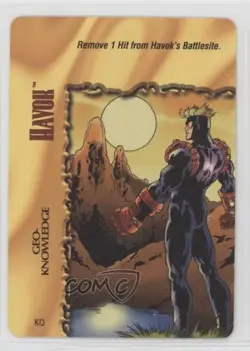 1997 Marvel Overpower Collectible Card Game - Classic Set Havok Geo-Knowledge - Image 1