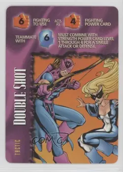 1997 Marvel Overpower Collectible Card Game - Classic Set Hawkeye & Mockingbird - Image 1