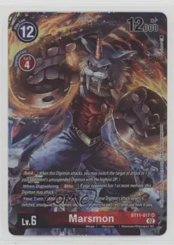 2022 Digimon Card Game - Dimensional Phase (BT11) Super Rare Marsmon #BT11-017 - Image 1