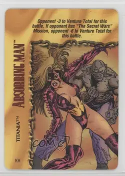 1997 Marvel Overpower Collectible Card Game - Classic Set Absorbing Man Titania - Image 1