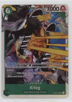 2023 One Piece Card Game: Pillars of Strength OP03 SR Krieg #OP03-025 - Image 1