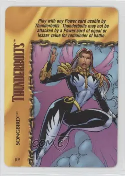 1997 Marvel Overpower Collectible Card Game - Classic Set Thunderbolts Songbird - Image 1
