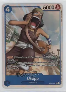2023 One Piece Card Game: Pillars of Strength OP03 SR Usopp #OP03-041 - Image 1