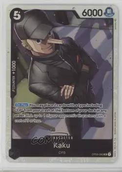 2023 One Piece Card Game: Pillars of Strength OP03 SR Kaku #OP03-080 - Image 1