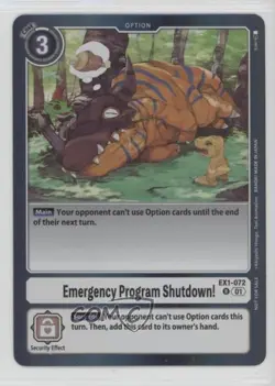 2021 Digimon Card Game - Classic Collection #EX1-072 - Image 1