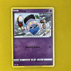 Inkay 069/198 Basic Chilling Reign 2021 Pokemon Card NM - Image 1