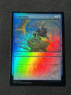 Foil Convolute Ikoria: Lair of Behemoths - Magic the Gathering Mtg Blue NM - Image 1