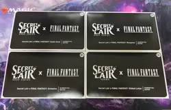 Secret Lair x FINAL FANTASY Rainbow Foil English BUNDLE 4 Card Set Drop MTG - Image 1