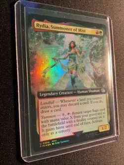 MTG Final Fantasy -Rydia, Summoner of Mist - #504 Foil ( Extended Art) Near Mint - Image 2