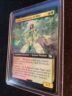 MTG Final Fantasy -Rydia, Summoner of Mist - #504 Foil ( Extended Art) Near Mint - Image 3