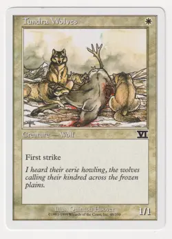 Tundra Wolves Proof LP 6th Edition (Classic) Artist Quinton Hoover MTG Magic AP! - Image 1