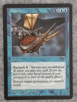 Capsize 1x - Tempest - Magic the Gathering MTG Rare - MP - Image 1