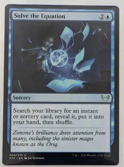MTG | Solve the Equation | #54/275 | NM | Non-Foil - Image 1