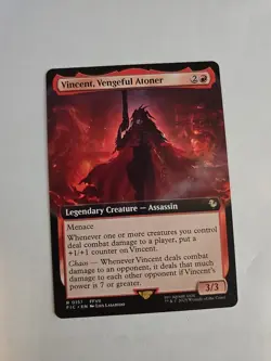 MTG Borderless Commander: Final Fantasy FIC Vincent, Vengeful Atoner MINT - Image 1