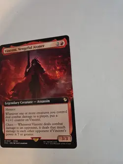 MTG Borderless Commander: Final Fantasy FIC Vincent, Vengeful Atoner MINT - Image 2