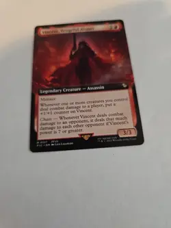 MTG Borderless Commander: Final Fantasy FIC Vincent, Vengeful Atoner MINT - Image 3