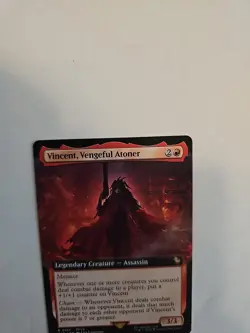 MTG Borderless Commander: Final Fantasy FIC Vincent, Vengeful Atoner MINT - Image 5