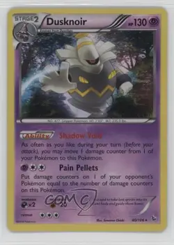 Dusknoir Pokemon XY Flashfire #40 - Image 1