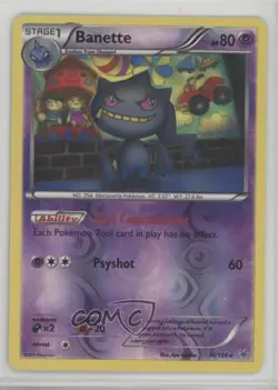 Banette Reverse Foil Pokemon XY Roaring Skies #31 - Image 1