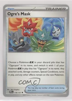 Ogre's Mask Pokemon SV06: Twilight Masquerade #159 - Image 1