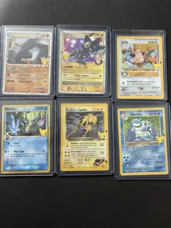 Pokemon Celebrations Mimikyu SWSH136 & Zapdos 15 & Blastoise 2 and more! - Image 1