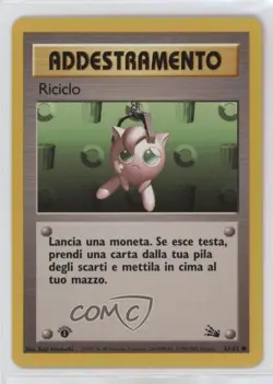 Recycle Italian 1st Ed. Pokemon Fossil #61 1999 - Image 1