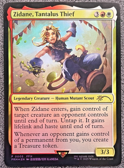 Zidane Tantalus Thief (FOIL) Promo Card P #5 PRM EN Final Fantasy MTG FFIX - Image 1