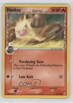 Mankey Pokemon EX Holon Phantoms #70 2006 - Image 1