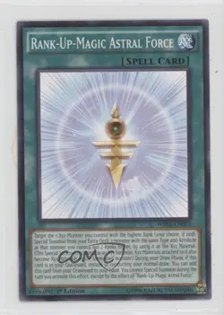 Rank-Up-Magic Astral Force 1st Ed. YuGiOh Wing Raiders #WIRA-EN055 - Image 1